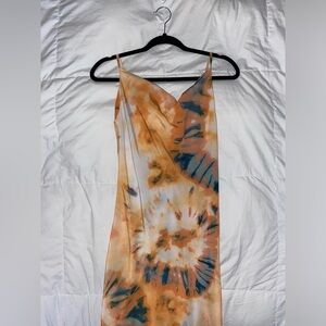 Tie dye Midi Dress Here Comes the Sun